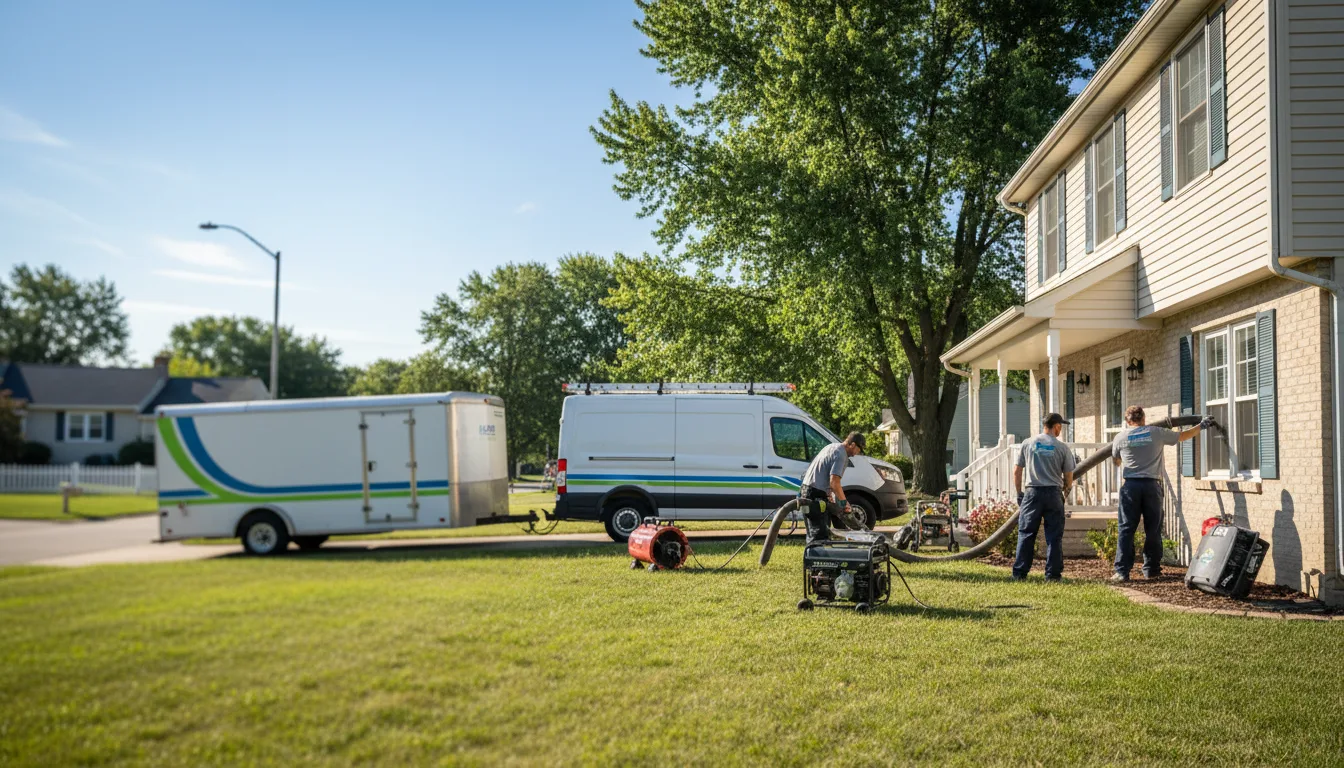 Flooded Basement Restoration And Cleanup With Repair in Palermo, ND near me